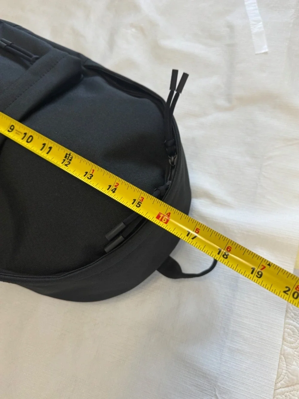 Lacoste Black Backpack with Green Croc Logo NWT